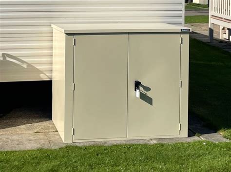 metal box for caravan|all metal caravan storage box.